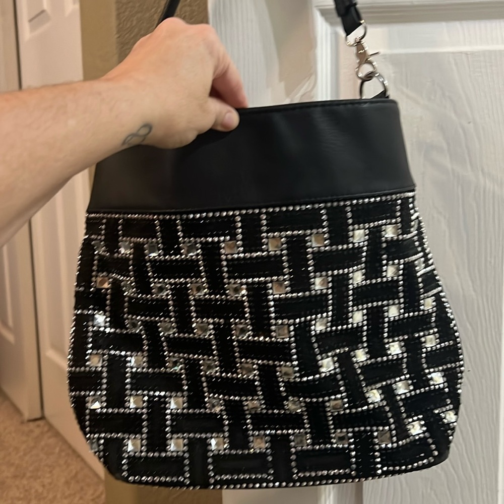 Black and Bling purse.